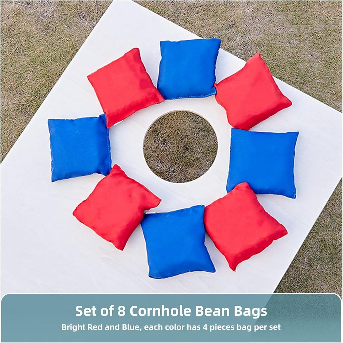 Bags Bean Bags for Tossing - Cornhole Bean Bags for Cornhole Game Replacement Toss Bags Set of 8