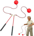 Shoulder Reliever Ball Swing | Shoulder Rotator Cuff Exercise Equipment | Upgraded Version with Reinforced 360° Tangle-Free Swivel, Non-Stretch Rope& 0.24Lb Ball for Home Exercise