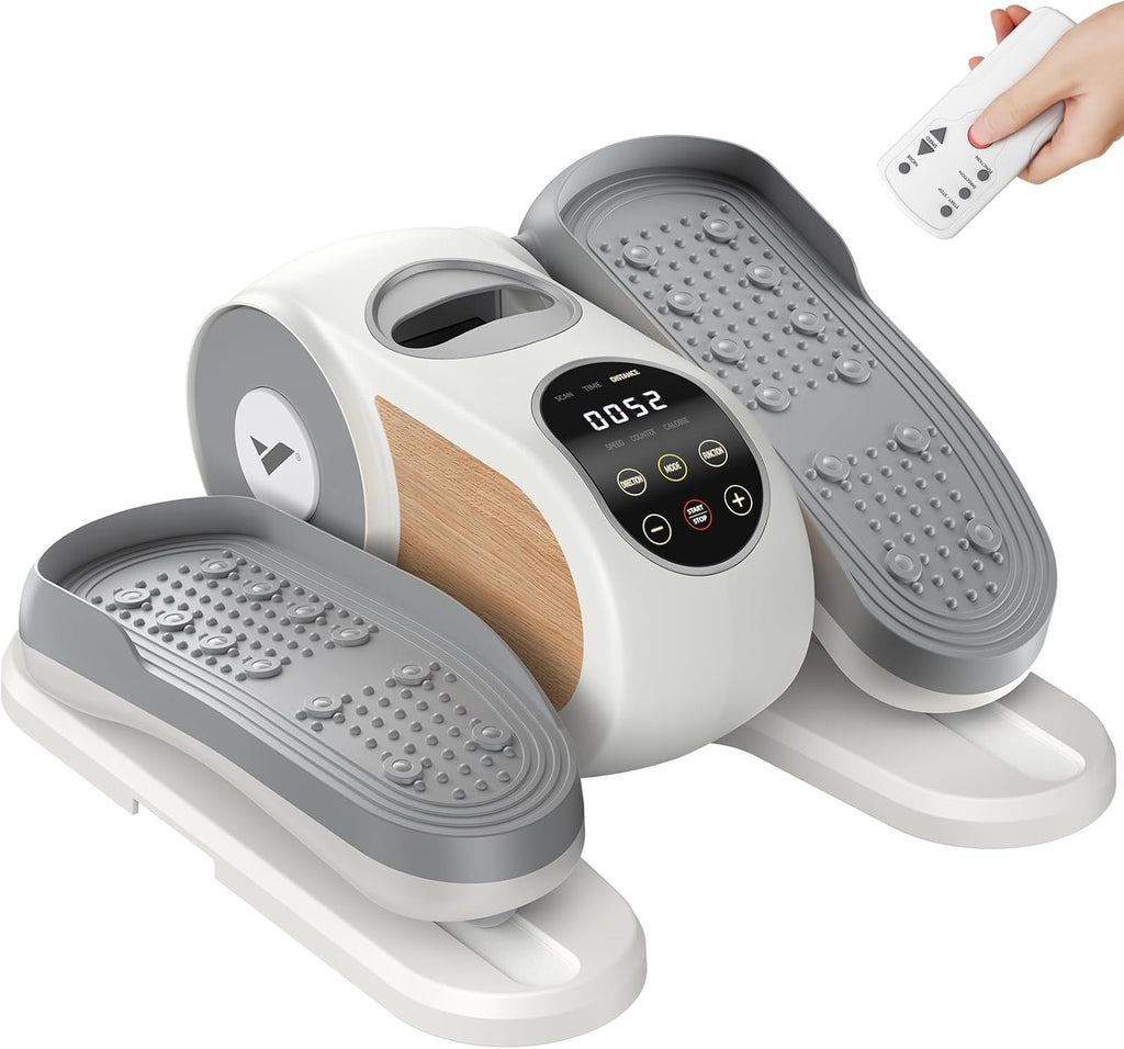 under Desk Elliptical, Leg Exerciser While Sitting for Seniors