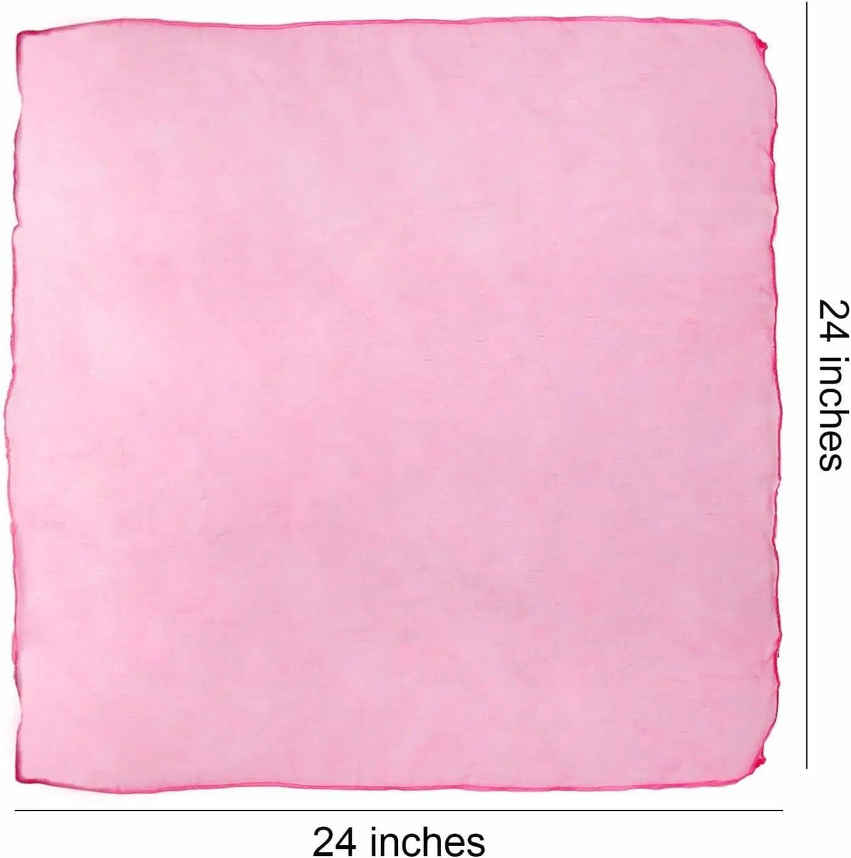 12 Colors 36Pcs Square Dance Scarves for Play, Music Dance Class, 24 Inches